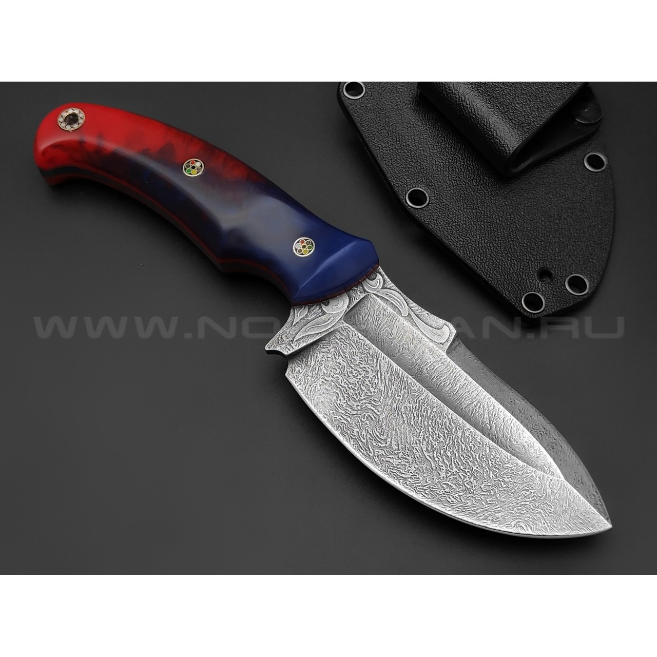 Волчий Век нож Drago Custom сталь Niolox WA, рукоять Трёхмерный композит