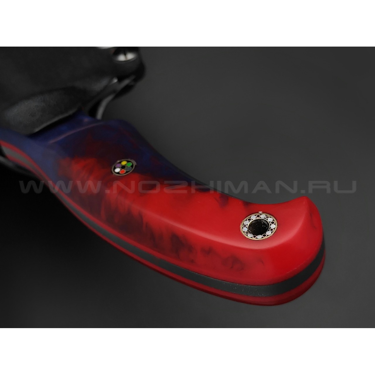 Волчий Век нож Drago Custom сталь Niolox WA, рукоять Трёхмерный композит