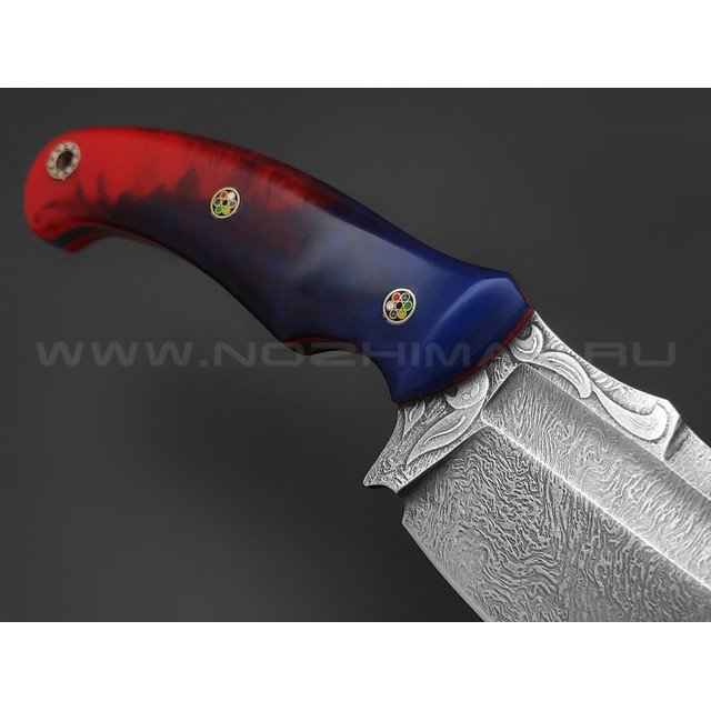 Волчий Век нож Drago Custom сталь Niolox WA, рукоять Трёхмерный композит