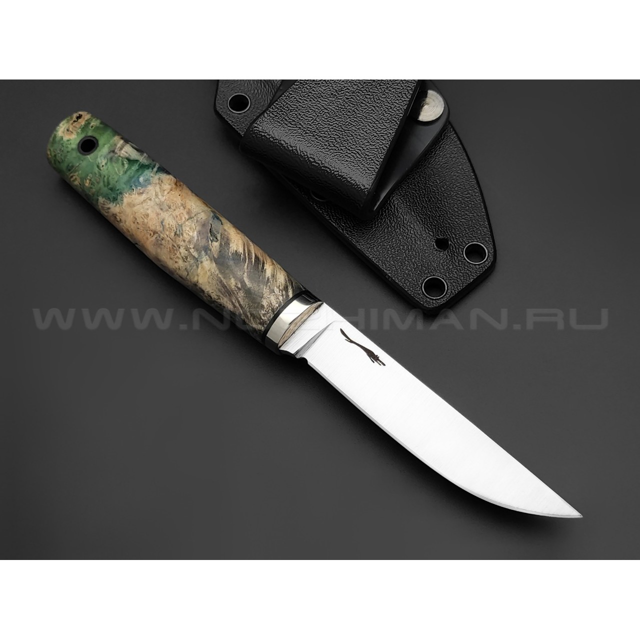Волчий Век нож Слонёнок Custom сталь Niolox WA, рукоять карельская береза