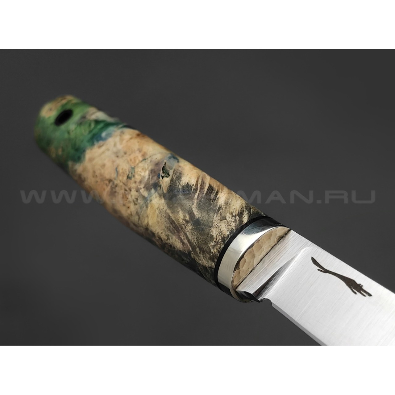 Волчий Век нож Слонёнок Custom сталь Niolox WA, рукоять карельская береза