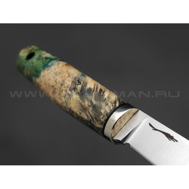 Волчий Век нож Слонёнок Custom сталь Niolox WA, рукоять карельская береза