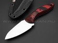 Волчий Век нож МасичЬка Brutal Edition сталь PGK WA satin, рукоять G10 black & red