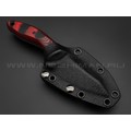 Волчий Век нож МасичЬка Brutal Edition сталь PGK WA satin, рукоять G10 black & red