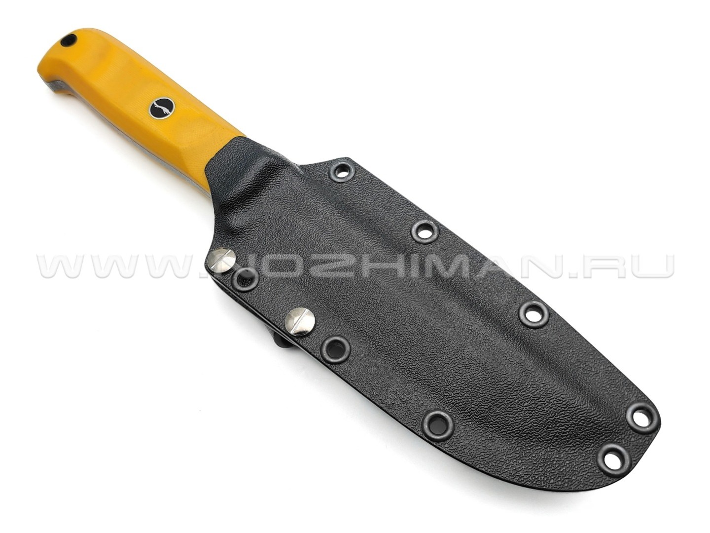Волчий Век нож Слон Custom сталь PGK WA, рукоять G10 yellow