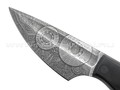 Волчий Век нож МасичЬка Custom сталь PGK WA, рукоять G10 black