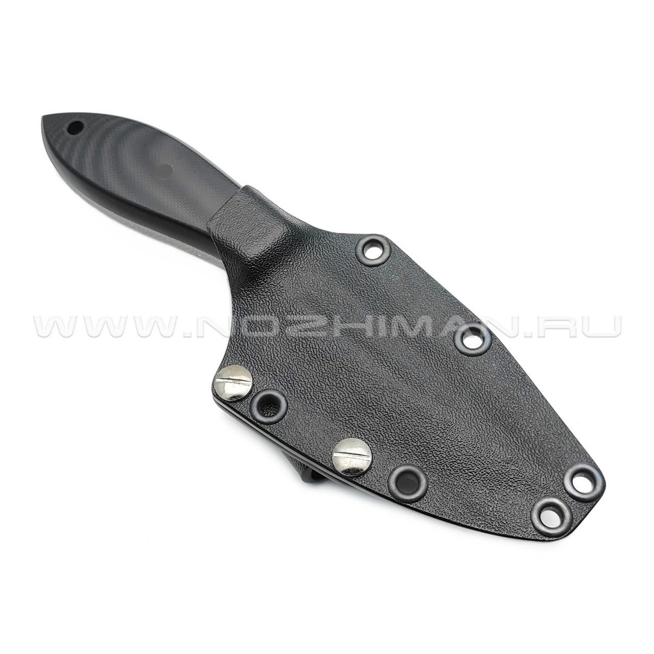 Волчий Век нож МасичЬка Custom сталь PGK WA, рукоять G10 black