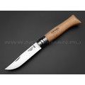 Нож Opinel №8 Inox 123080 сталь Sandvik 12C27, рукоять бук