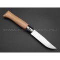 Нож Opinel №8 Inox 123080 сталь Sandvik 12C27, рукоять бук