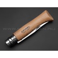 Нож Opinel №8 Inox 123080 сталь Sandvik 12C27, рукоять бук