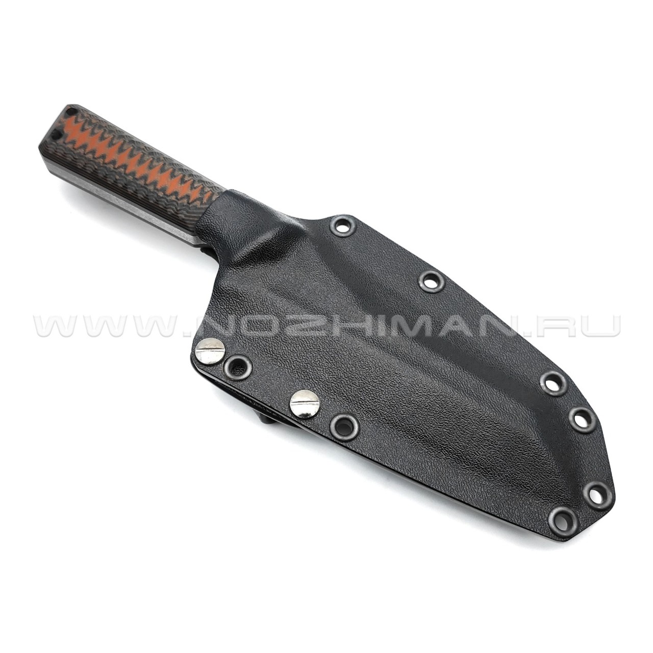 Волчий Век нож Карачун сталь PGK WA, рукоять G10 black & orange