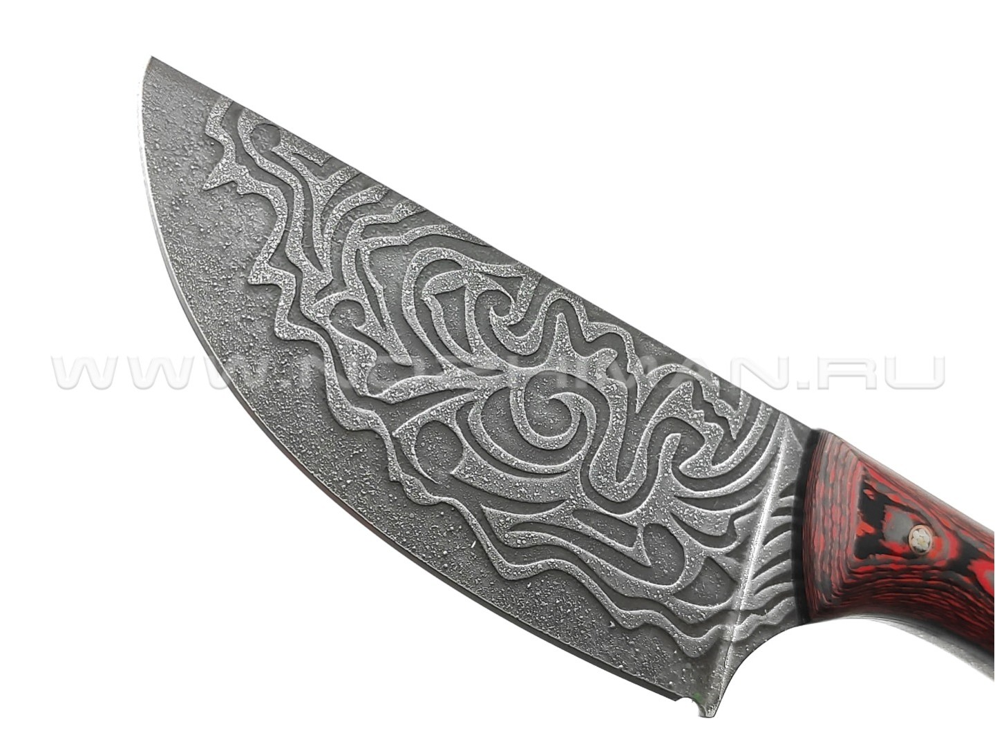 Волчий Век нож Шкуродёр Custom сталь CPM Rex 121 WA, рукоять Карбон, G10, мозаичные пины