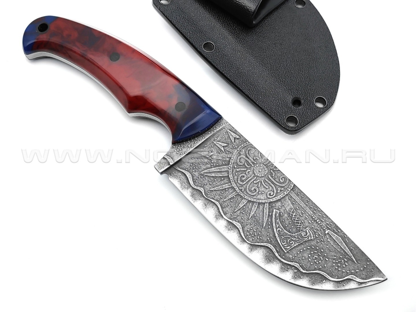 Волчий Век нож Шихан Custom сталь Niolox WA, рукоять Трёхмерный композит