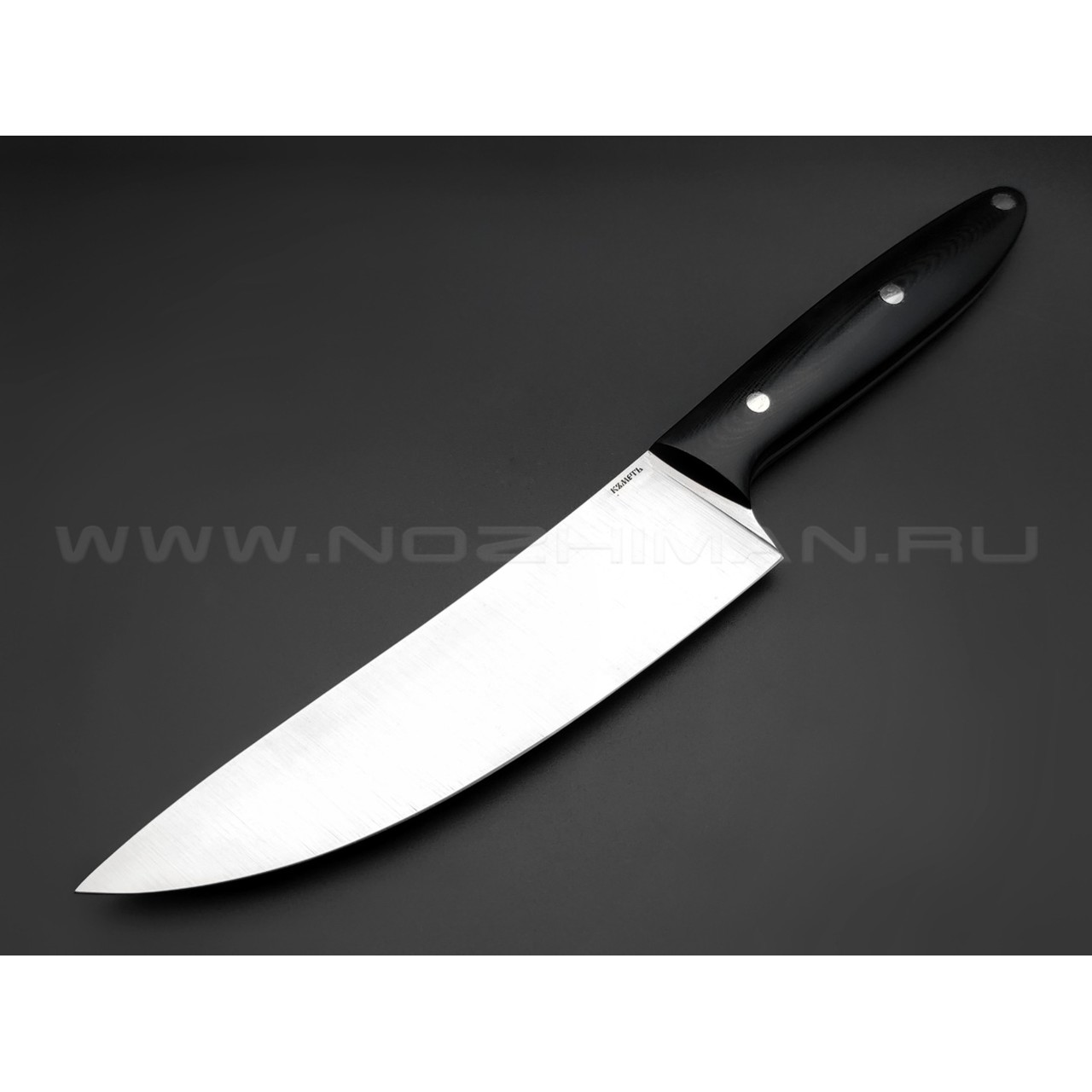Кметь нож "Кухонный №4" сталь Lord, рукоять G10 black