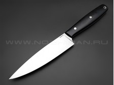 Кметь нож "Кухонный №1" сталь SuCo, рукоять G10 black