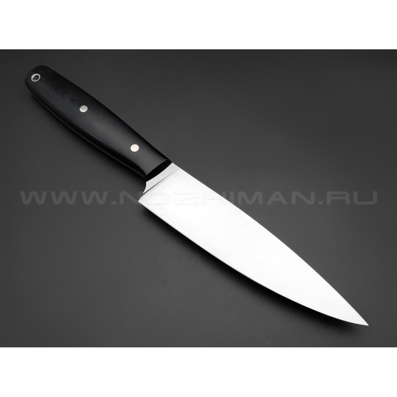 Кметь нож "Кухонный №1" сталь SuCo, рукоять G10 black
