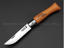 Нож Opinel Carbone №5 111050 сталь XC90, рукоять бук