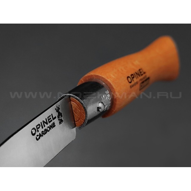 Нож Opinel Carbone №5 111050 сталь XC90, рукоять бук