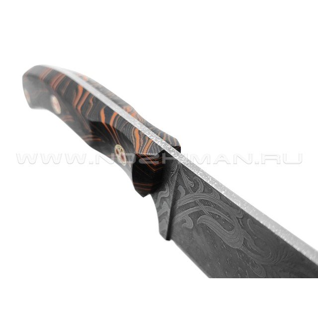 Волчий Век нож Пчак Custom, сталь Niolox WA, рукоять Chaotic G10