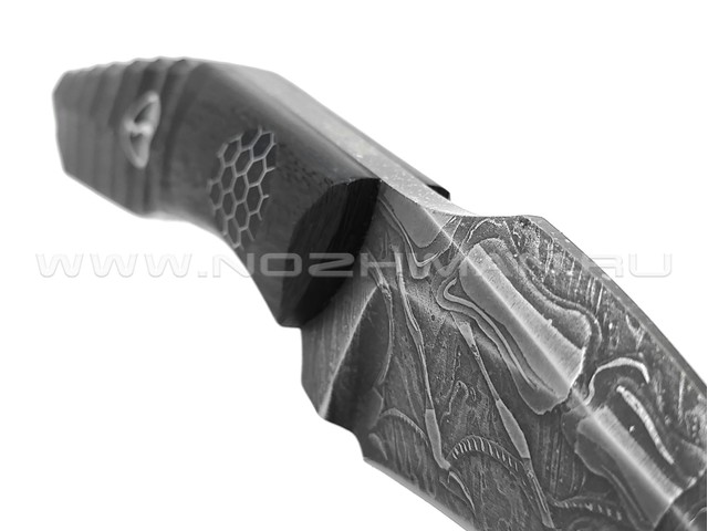 Волчий Век нож Wharn Mod. Karambit, сталь PGK WA, рукоять G10, Carbon fiber