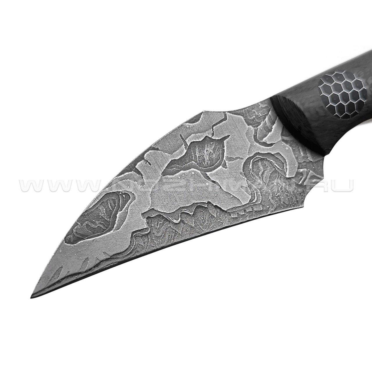Волчий Век нож Wharn Mod. Karambit, сталь PGK WA, рукоять G10, Carbon fiber