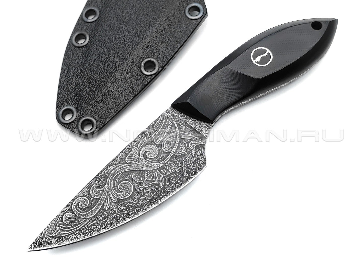 Волчий Век нож МасичЬка Custom, сталь Niolox WA, рукоять G10 black