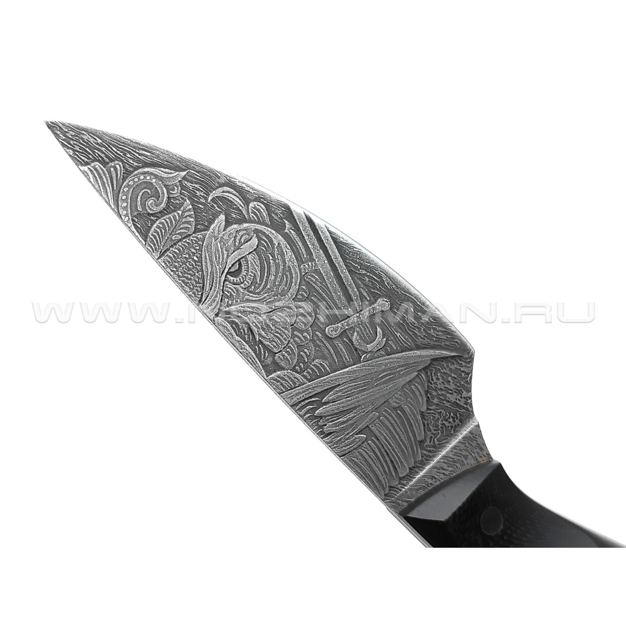 Волчий Век нож МасичЬка Custom, сталь Niolox WA, рукоять G10 black