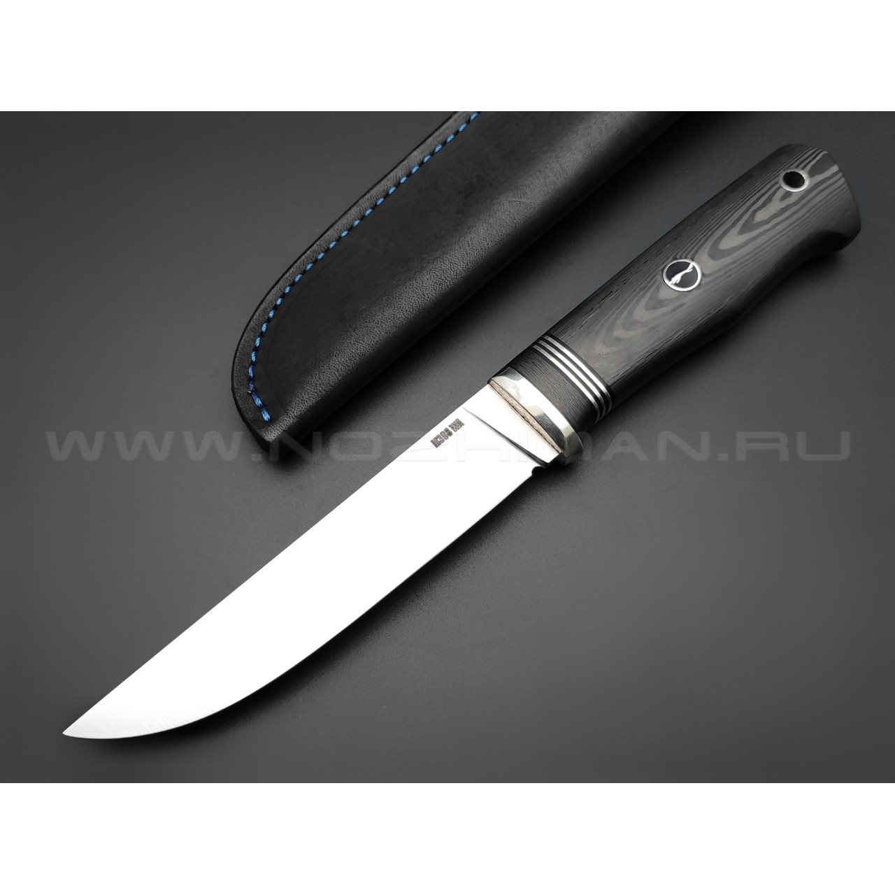 Волчий Век нож Слон, сталь M398 WA, рукоять Carbon fiber