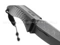 Волчий Век нож Микро МасичЬка Brutal Edition, сталь PGK WA, рукоять Carbon fiber