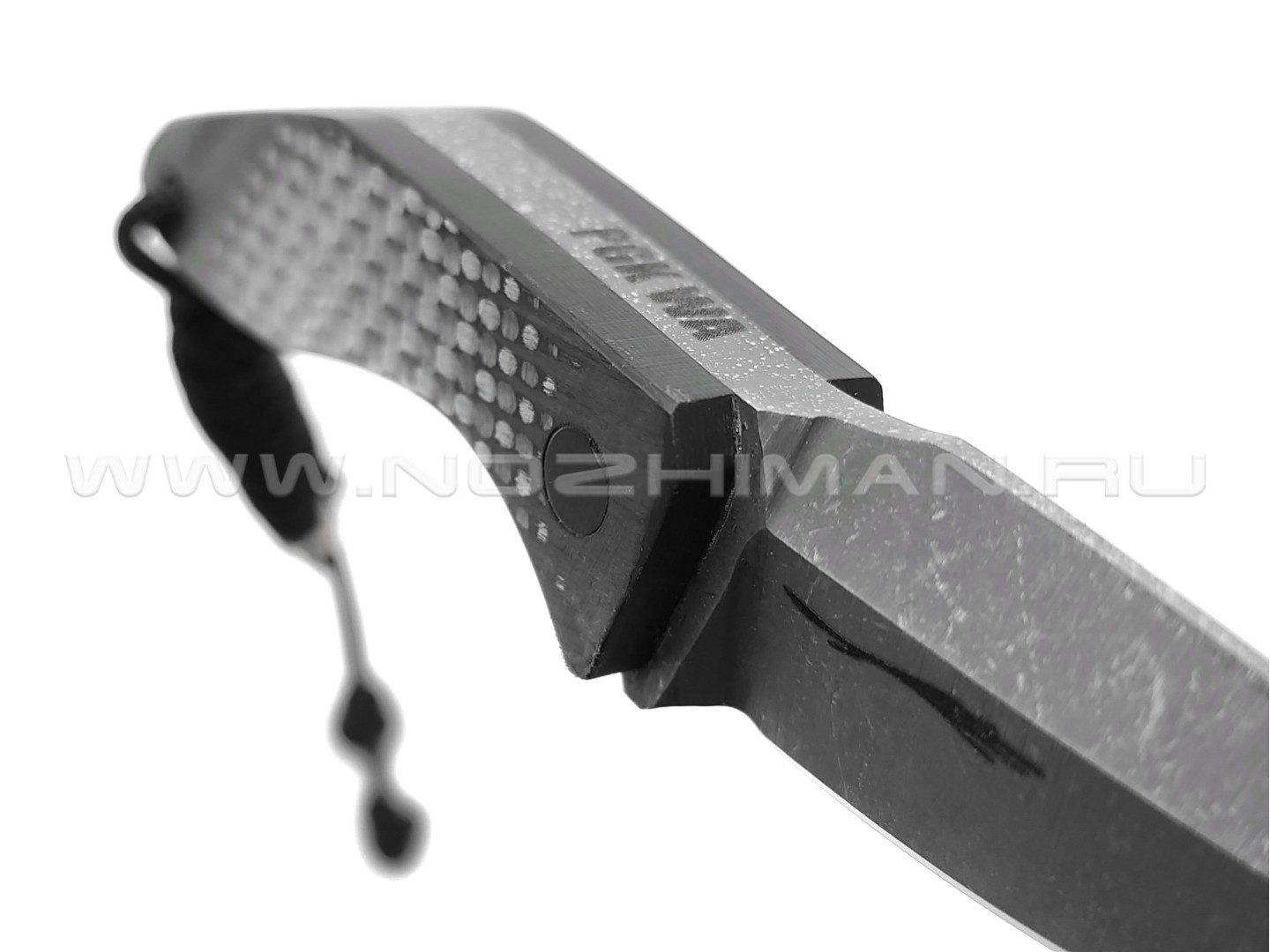 Волчий Век нож Микро МасичЬка Brutal Edition, сталь PGK WA, рукоять Carbon fiber
