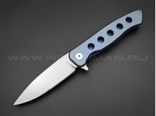 TuoTown нож TBD-6 Blue сталь D2, рукоять Titanium