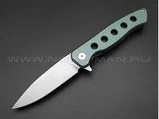 TuoTown нож TBD-4 Green сталь D2, рукоять Titanium
