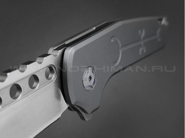 TuoTown нож TBD-1 Grey сталь D2, рукоять Titanium