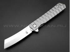 TuoTown нож DBSC-T Grey сталь D2, рукоять Titanium