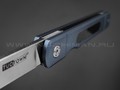 TuoTown нож 3D-BL Blue сталь D2, рукоять Titanium, carbon fiber
