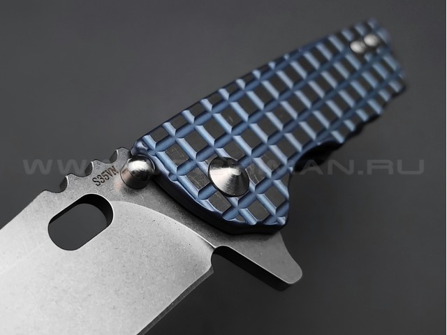 TuoTown нож TSS-03 Blue сталь S35VN, рукоять Titanium