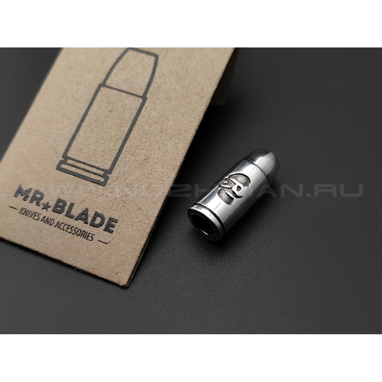 Бусина Mr.Blade "Гильза" серебро
