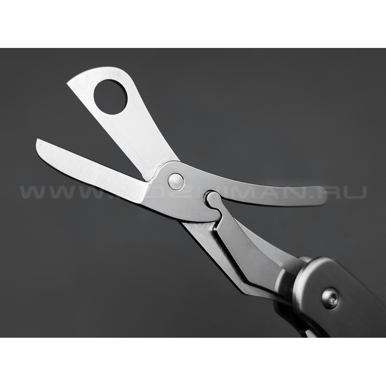 Нож Spyderco ClipiTool Scissors C169P сталь 8Cr13MoV, рукоять Stainless Steel