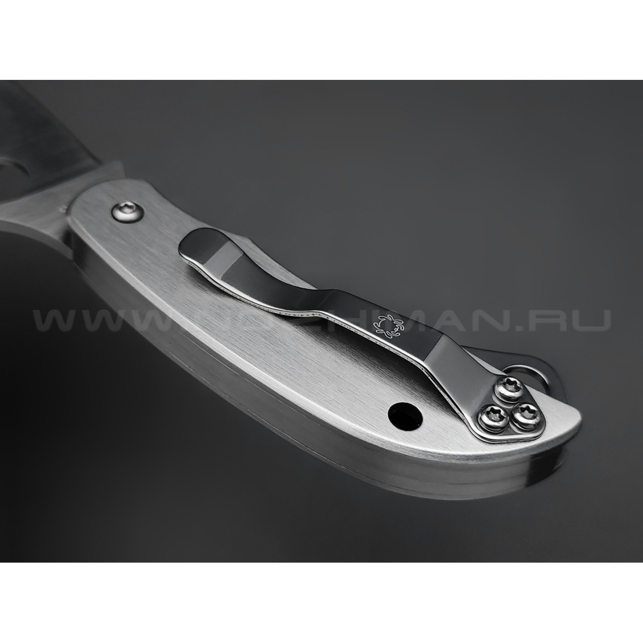 Нож Spyderco ClipiTool Scissors C169P сталь 8Cr13MoV, рукоять Stainless Steel