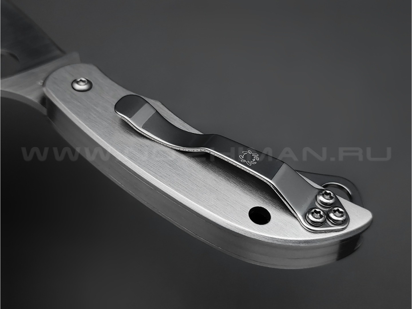 Нож Spyderco ClipiTool Scissors C169P сталь 8Cr13MoV, рукоять Stainless Steel