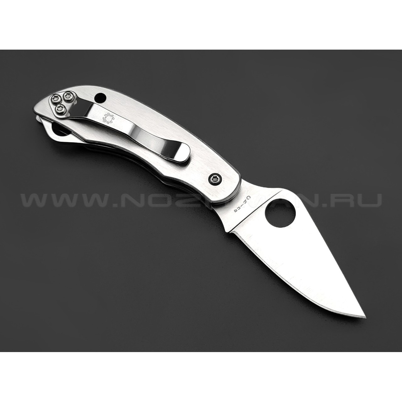 Нож Spyderco ClipiTool Bottle Opener & Screwdriver C175P сталь 8Cr13MoV, рукоять Stainless Steel