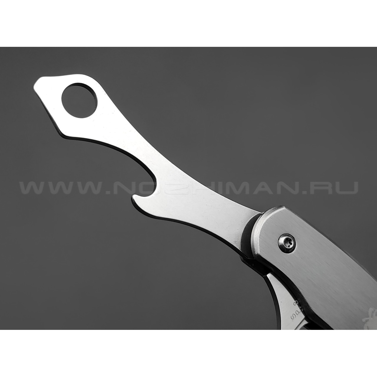 Нож Spyderco ClipiTool Bottle Opener & Screwdriver C175P сталь 8Cr13MoV, рукоять Stainless Steel