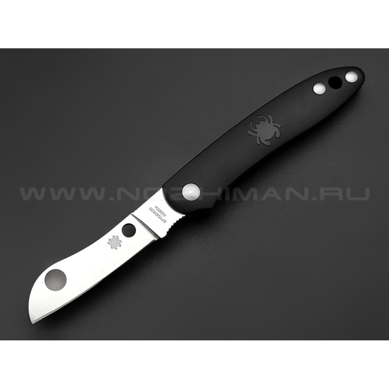 Нож Spyderco Roadie C189PBK сталь N690Co, рукоять FRN black