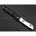 Нож Spyderco Roadie C189PBK сталь N690Co, рукоять FRN black