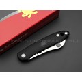 Нож Spyderco Roadie C189PBK сталь N690Co, рукоять FRN black