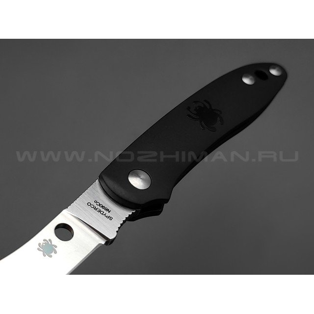 Нож Spyderco Roadie C189PBK сталь N690Co, рукоять FRN black