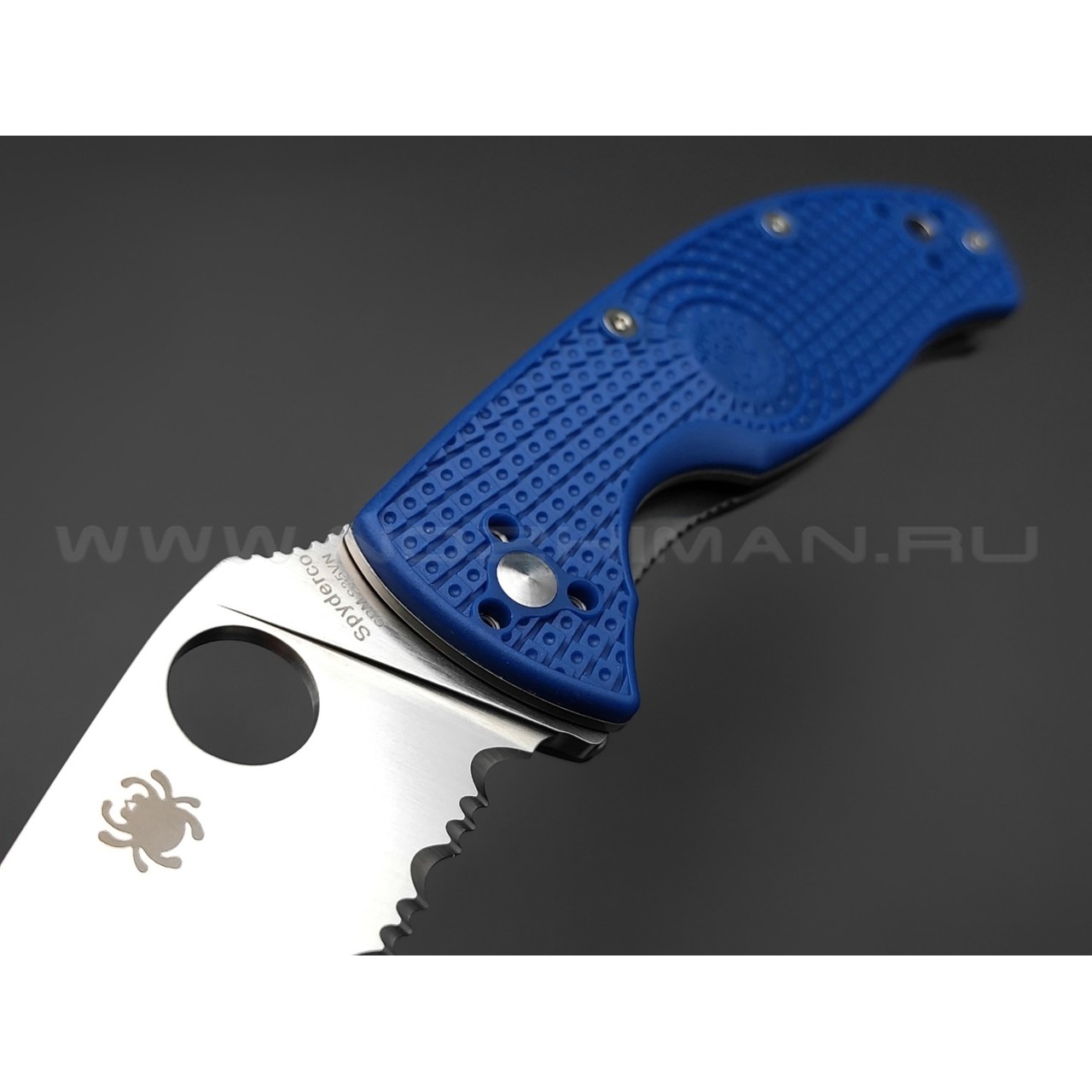Нож Spyderco Tenacious Lightweight C122PSBL сталь CPM S35VN, рукоять FRN blue