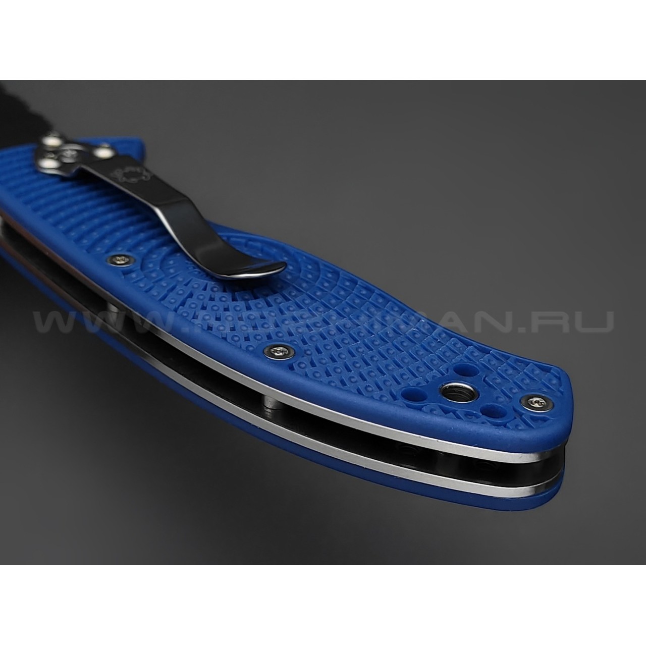 Нож Spyderco Tenacious Lightweight C122PSBL сталь CPM S35VN, рукоять FRN blue