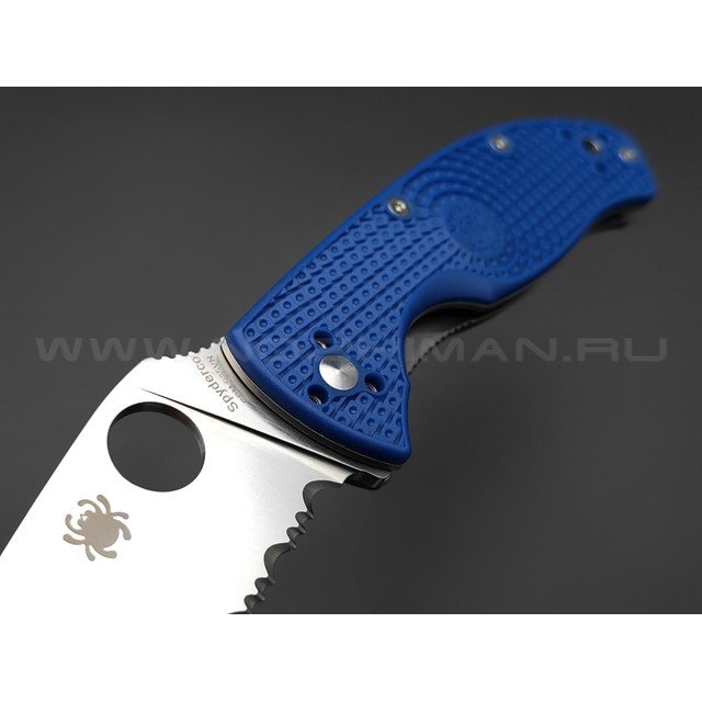 Нож Spyderco Tenacious Lightweight C122PSBL сталь CPM S35VN, рукоять FRN blue