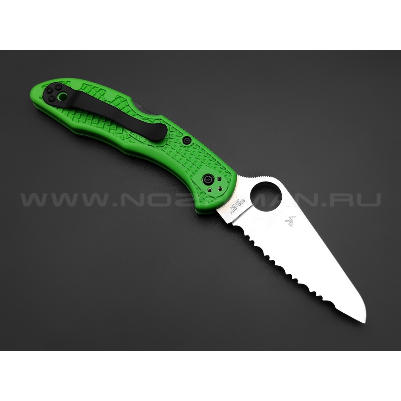 Нож Spyderco Salt 2 C88FSGR2 сталь LC200N, рукоять FRN Green